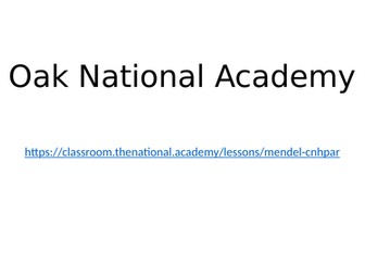 B15.1 History of Genetics NEW AQA 1-9 GCSE