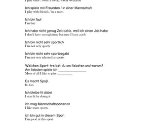 German Sport and Leisure