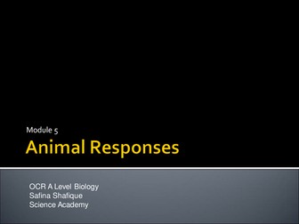 OCR Biology 2015 - Animal Responses