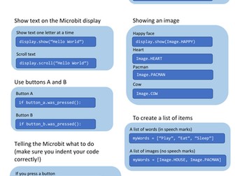 KS3 - MicroBit lesson 5/6, Assessment