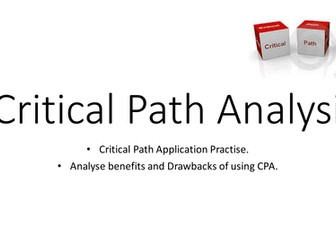 Critical Path Analysis