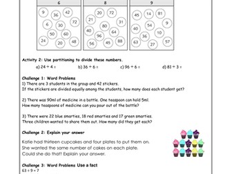 Y4 Division Worksheets
