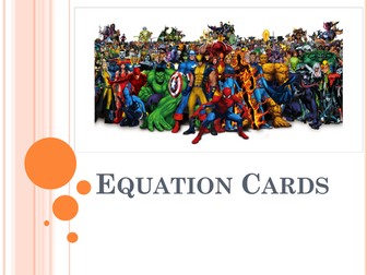 AQA Science Equation Card