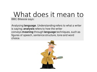 Analysing Language (AO2)