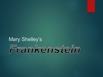 Frankenstein Introduction PPT