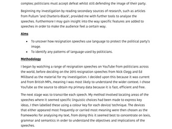 Aqa english literature b nea examples image