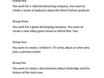 Lesson one - Unit 1 Digital Media Sectors and Audiences
