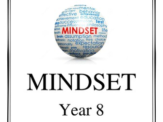 Year 8 Mindset and resilience Booklet for Year 8 (PSHE)