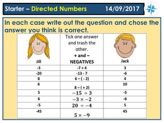 Directed Number Arithmetic