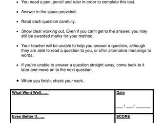 Simplifying, Expanding, Factorising Single Brackets Test