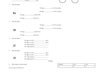 Yr2 Place Value Tens and Ones