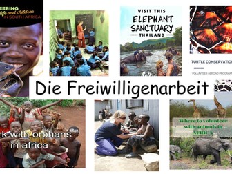 Freiwilligenarbeit/Willkommen im Abenteuer: GCSE AQA (1-9) German