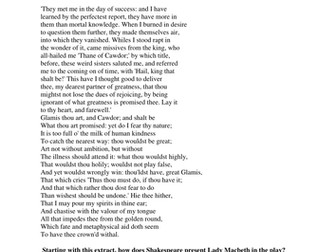 Macbeth Assessment Pack