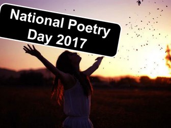 National Poetry Day 2017