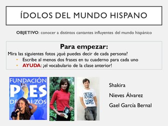 Influencia de los ídolos (cantantes & reguetón)