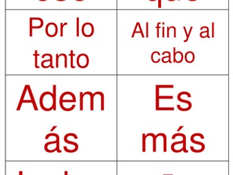 Spanish connectors for speaking