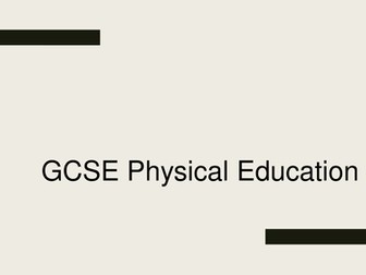 New Spec (2016) OCR GCSE PE Muscular System Scheme of work and resources