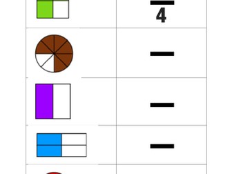 Simple Fraction Worksheet