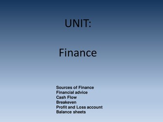 Finance in Business