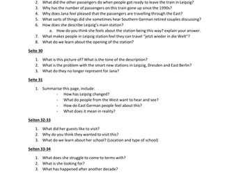 Study resources for Chapter 2 of "Zonenkinder" (A level German set text)