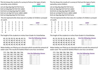 Introduction to Averages from Frequency Tables (non-grouped)