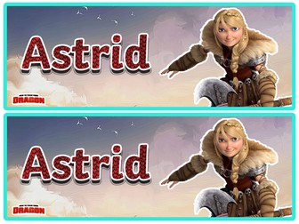 How To Train Your Dragon Table Names