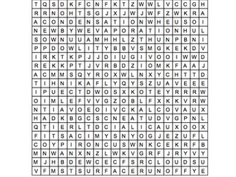 The Water Cycle Word Puzzles | Teaching Resources