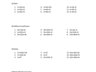 Expanding Double Brackets