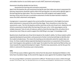 All through International School Assessment Policy