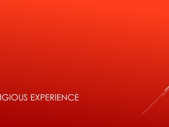 Religious Experience