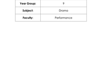 Blood Brothers Introduction Scheme of Work (Year 9) following the OCR Drama GCSE Specification.