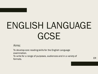 WJEC English Language Resource - to accompany HWB resources