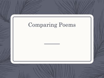 AQA Anthology Poetry Lessons (Bayonet Charge - The Emigree - Tissue - Exposure - Revision)