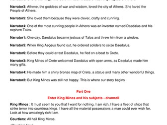 Theseus and the Minotaur assembly script