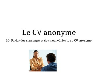 Quelle aide pour les marginalisés? Le CV anonyme