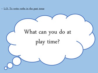 Changing Present Tense verbs to Past Tense