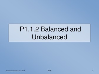 Balanced and Unbalanced Resources