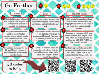 Extended activities for KS3