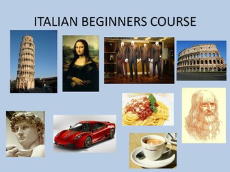 ITALIAN BEGINNERS COURSE WARM UP