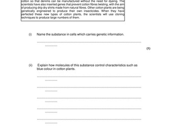 DNA Structure (Biology Only) - New AQA Biology GCSE