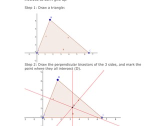 Constructing the 9 point Circle (Feuerbach's or Euler's Circle)
