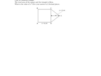 Algebra Exam Style Questions - AQA GCSE Higher (new 9-1 Grade Exams)