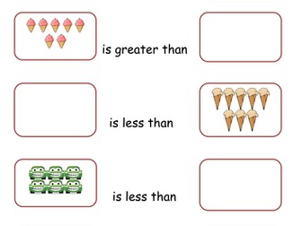Year 1 White Rose Hub comparing objects worksheets