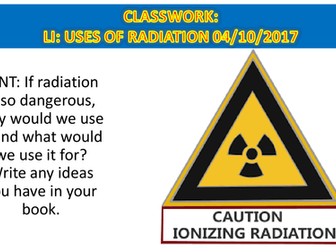Uses of nuclear radiation