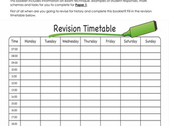 Edexcel GCSE 1-9 Paper 1: Crime and Punishment exam workbook