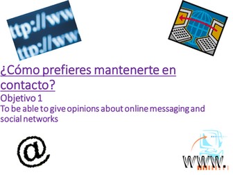 Comunicarse por Internet