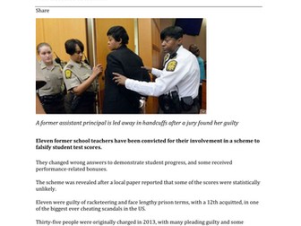 AS English Language Paper 1 text pairings