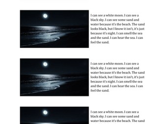 Descriptive writing - short scheme