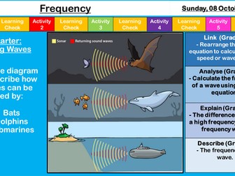 AQA Light and Sound - Frequency