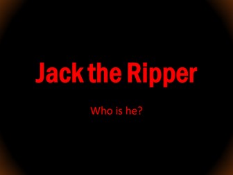 Jack the Ripper language analysis